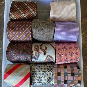 Luxury Ties - Brown and Pink Tones